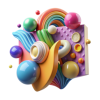 magnificent artistic Colorful Wall Painting Portrait Element Cutout high resolution png