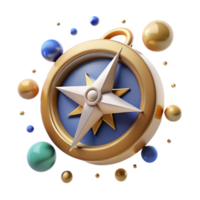 magnificent modern Compass Rose Navigation Tool Cutout for Cartography high resolution png