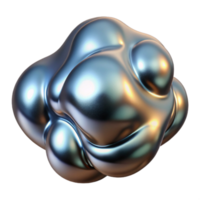 extraordinary traditional Amorphous blobs of metallic liquid mercury, morphing and merging, illuminated by a pulsating, strobe-like light, with a surreal, abstract expressionist style premium png