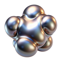 serene classic Amorphous blobs of metallic liquid mercury, morphing and merging, illuminated by a pulsating, strobe-like light, with a surreal, abstract expressionist style authentic png