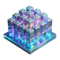 magnificent traditional A field of shimmering, holographic pixels, shifting and transforming, illuminated by a cool, neon light, with a glitchy, digital art style high resolution png