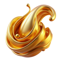 impressive traditional A cascade of flowing, liquid gold, forming intricate, swirling patterns, illuminated by a warm, amber light, with a luxurious, art deco style genuine png