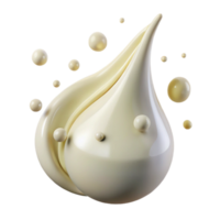 extraordinary modern Cream Drop Splash Transparent for Liquid Simulations high resolution png