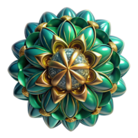 extraordinary minimalist Fractal patterns of emerald and sapphire, interwoven with golden threads of light, reminiscent of Art Nouveau, soft ambient lighting high resolution png