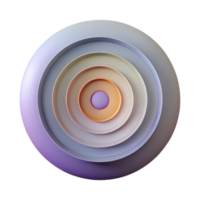 serene traditional A series of concentric circles, radiating outwards with a subtle gradient, with a minimalist aesthetic and a muted color palette, in a zen style professional png