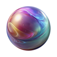 beautiful minimalist A delicate glass orb filled with swirling, multicolored nebulae, illuminated by soft, ambient light, space art style high quality png