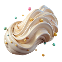 wonderful vintage Cream Wave Pattern Isolated for Textile Design professional png