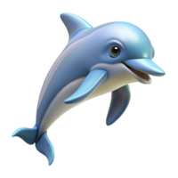 stunning modern A playful dolphin leaping out of the water, ocean setting, bright sunlight, realistic rendering style original png