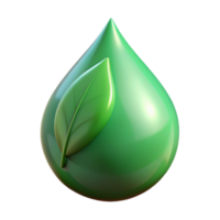 vibrant contemporary A single perfect raindrop on a green leaf, reflecting the surrounding environment, macro photography professional png