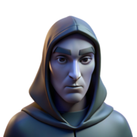 elegant abstract Portrait of a melancholic figure shrouded in shadows, dim ambient lighting, gothic style high resolution png