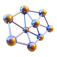 impressive traditional A network of interconnected nodes pulsing with energy, dynamic lighting, abstract digital art, professional png