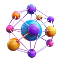 vibrant vintage A digital representation of the internet, interconnected nodes and data streams, vibrant lighting, abstract, original png