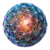beautiful rustic A web of intricate, interwoven threads of light, creating a sense of depth and complexity, with a bright, energetic palette premium png
