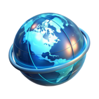 extraordinary vintage A holographic projection of planet Earth, rotating slowly, continents outlined in glowing blue lines, lit by a soft, ethereal light. Sci-Fi style 4K png
