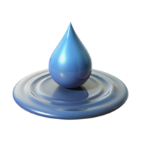 beautiful abstract A single raindrop falling onto the surface of a still pond, creating ripples, realistic water physics, soft lighting detailed png