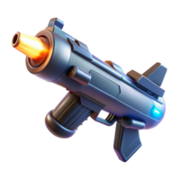 wonderful minimalist A futuristic weapon, pulsing with energy, floats in the void of space. Dramatic lighting, minimalist style premium png