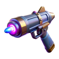 extraordinary minimalist A futuristic weapon, pulsing with energy, floats in the void of space. Dramatic lighting, minimalist style professional png