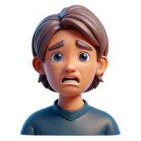 impressive contemporary Portrait of a person crying, expressing raw emotion and vulnerability, lit by dim, melancholic light, in a realistic style original png