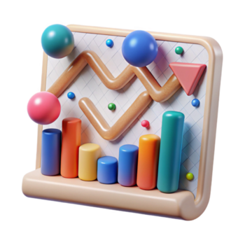 sereno rústico separar línea gráfico con datos puntos para financiero análisis alto calidad png