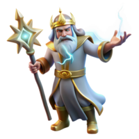elegant abstract A powerful Slavic deity Perun, wielding a lightning bolt, surrounded by swirling winds, illuminated by flashes of lightning. Slavic folklore style high quality png