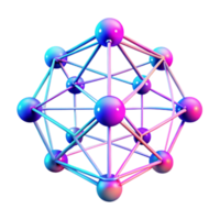 extraordinary traditional A network of interconnected nodes and lines forming a complex, dynamic system, glowing with a gradient of electric blue to hot pink. Cyberpunk style exclusive png
