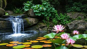 Lotus in the Rain photo