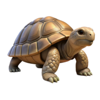 magnificent contemporary A wise old tortoise slowly walking through the desert, arid landscape, harsh sunlight, photorealistic style professional png