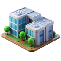 impressive rustic Modular architecture, prefabricated units, flexible design, modern style, city setting, premium png