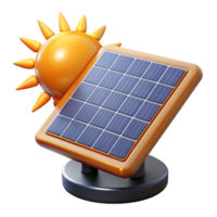 vibrant abstract A solar panel array absorbing energy from a vibrant sun, realistic lighting and textures, environmental art style high resolution png
