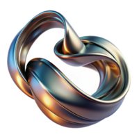 impressive minimalist A dynamic, flowing ribbon of liquid metal, twisting and turning in a graceful motion, illuminated by dramatic lighting premium png