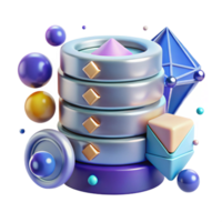 dramatic minimalist Database Information Management Tech Transparent for Data Analysis genuine png