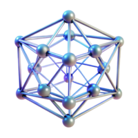 vibrant classic A network of interconnected, glowing lines, forming a complex, three-dimensional structure, rendered in a wireframe style, illuminated by volumetric lighting authentic png