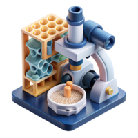 elegant contemporary Microscale architecture, intricate details, viewed through a microscope, abstract patterns, scientific illustration, high resolution png