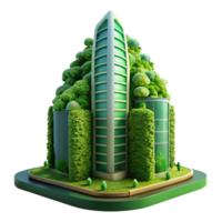 wonderful minimalist Bio-inspired skyscraper, mimicking natural forms, green walls, dappled sunlight, biophilic design authentic png