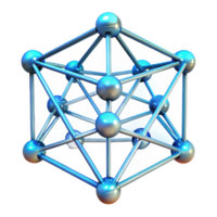 impressive abstract A network of interconnected, glowing lines, forming a complex, three-dimensional structure, rendered in a wireframe style, illuminated by volumetric lighting professional png