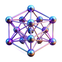 impressive classic A complex network of interconnected nodes and lines, rendered in glowing neon colors, illuminated by a pulsating, rhythmic light, in a Cybernetic Art style authentic png
