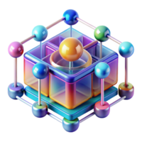 extraordinary rustic A quantum computer processing complex data, abstract visualization of data flow and quantum entanglement, vibrant colors and patterns high resolution png