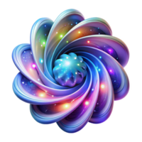 stunning creative A quantum computer processing information, visualized as swirling nebulae of light and data, illuminated by a multi-colored, dynamic lighting scheme. Abstract style detailed png