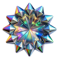 magnificent modern A kaleidoscope of fragmented glass shards, reflecting and refracting a rainbow spectrum of light, with a bokeh effect. Abstract impressionist style high quality png