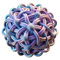 elegant creative An intricate network of interwoven threads, forming a complex tapestry of colors and textures, lit by a soft, diffused light. Fiber art style detailed png