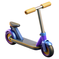 extraordinary abstract Electric scooter with foldable handlebars high resolution png