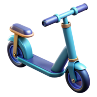 serene modern Electric scooter with foldable handlebars 4K png