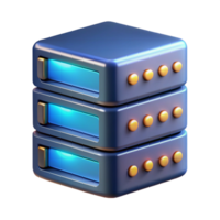 elegant traditional Server rack with blinking lights 4K png