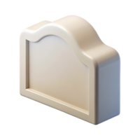 serene artistic Stucco wall section, smooth, white, authentic png
