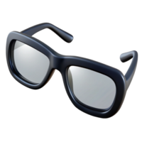 serene modern A pair of reading glasses with black frames high quality png