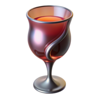 wonderful rustic A wine glass, elegant curves, abstract sophistication original png