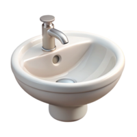 serene rustic Bathroom sink, porcelain, white authentic png