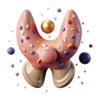 impressive minimalist Endocrine System Thyroid Gland Isolated for Endocrinology Information png