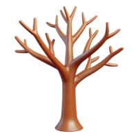 impressive rustic A stylized tree, bare branches authentic png