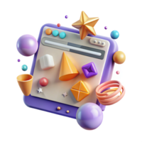 beautiful traditional Error Page Ui Design Isolated for Website Development premium png